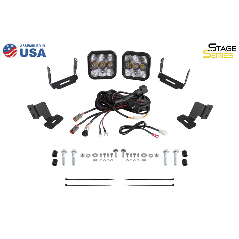  Diode Dynamics - Stage Series Ditch Light Kit for 2019-2024 Honda TalonSS3 Sport Yellow Combo